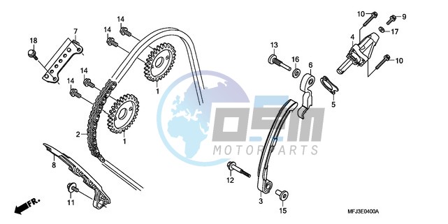 CAM CHAIN/TENSIONER