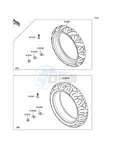 ER-6f ABS EX650D9F GB XX (EU ME A(FRICA) drawing Tires