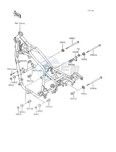 VN 750 A [VULCAN 750] (A10-A14) [VULCAN 750] drawing FRAME FITTINGS