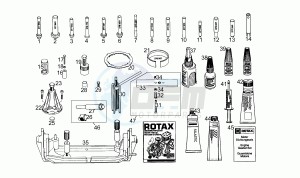 Pegaso 650 drawing Special tools N-S