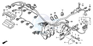 CBR600RR drawing WIRE HARNESS