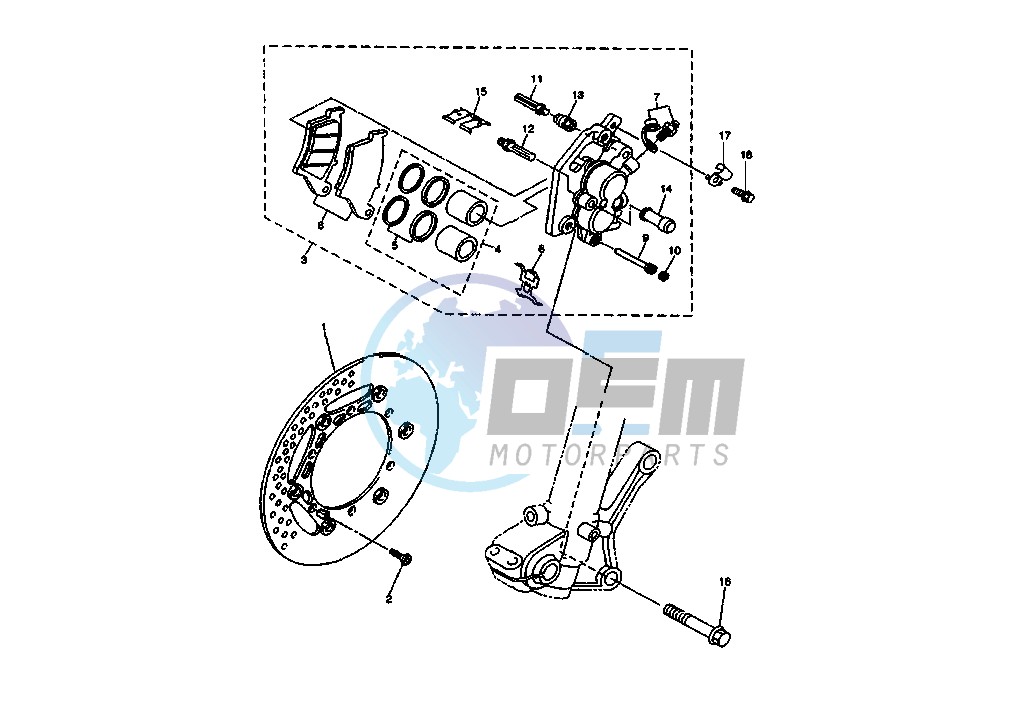 FRONT BRAKE CALIPER