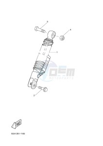 CW50LN BOOSTER (1WP3 1WP4) drawing REAR SUSPENSION