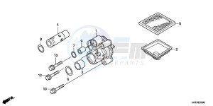 VFR800XH 2ED - (2ED) drawing CAM CHAIN/TENSIONER