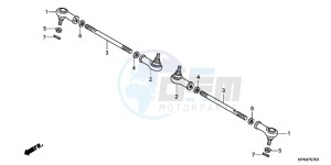 TRX420FMC drawing TIE ROD