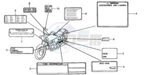 CMX250C REBEL drawing CAUTION LABEL