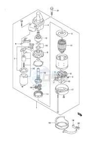 DF 60A drawing Starting Motor