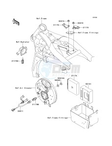 VN 1600 F [VULCAN 1600 MEAN STREAK] (6F) F6F drawing FUEL INJECTION