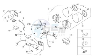 SR 50 H2O Di-Tech e2 drawing Tail light