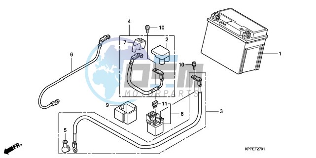 BATTERY (CBR125RW7/RW9/RWA)