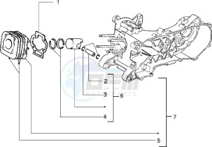 SKR 80 city drawing Cylinder-piston-wrist pin assy