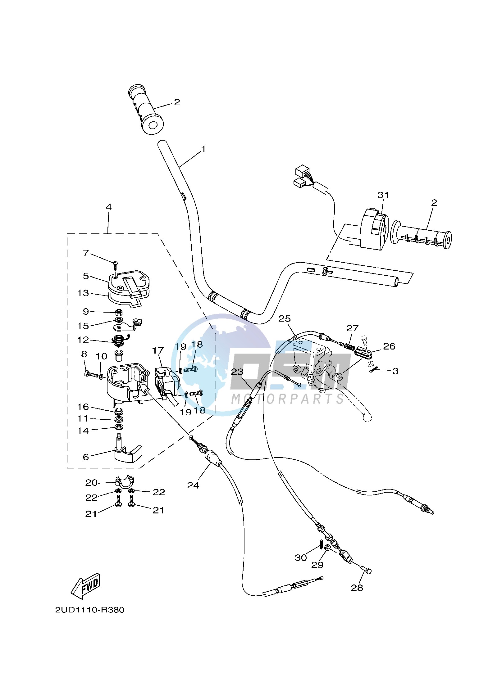 STEERING HANDLE & CABLE