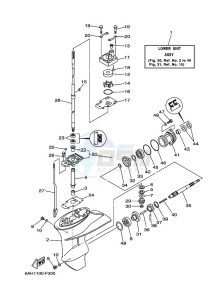 F20ESR-2010 drawing LOWER-CASING-x-DRIVE-1