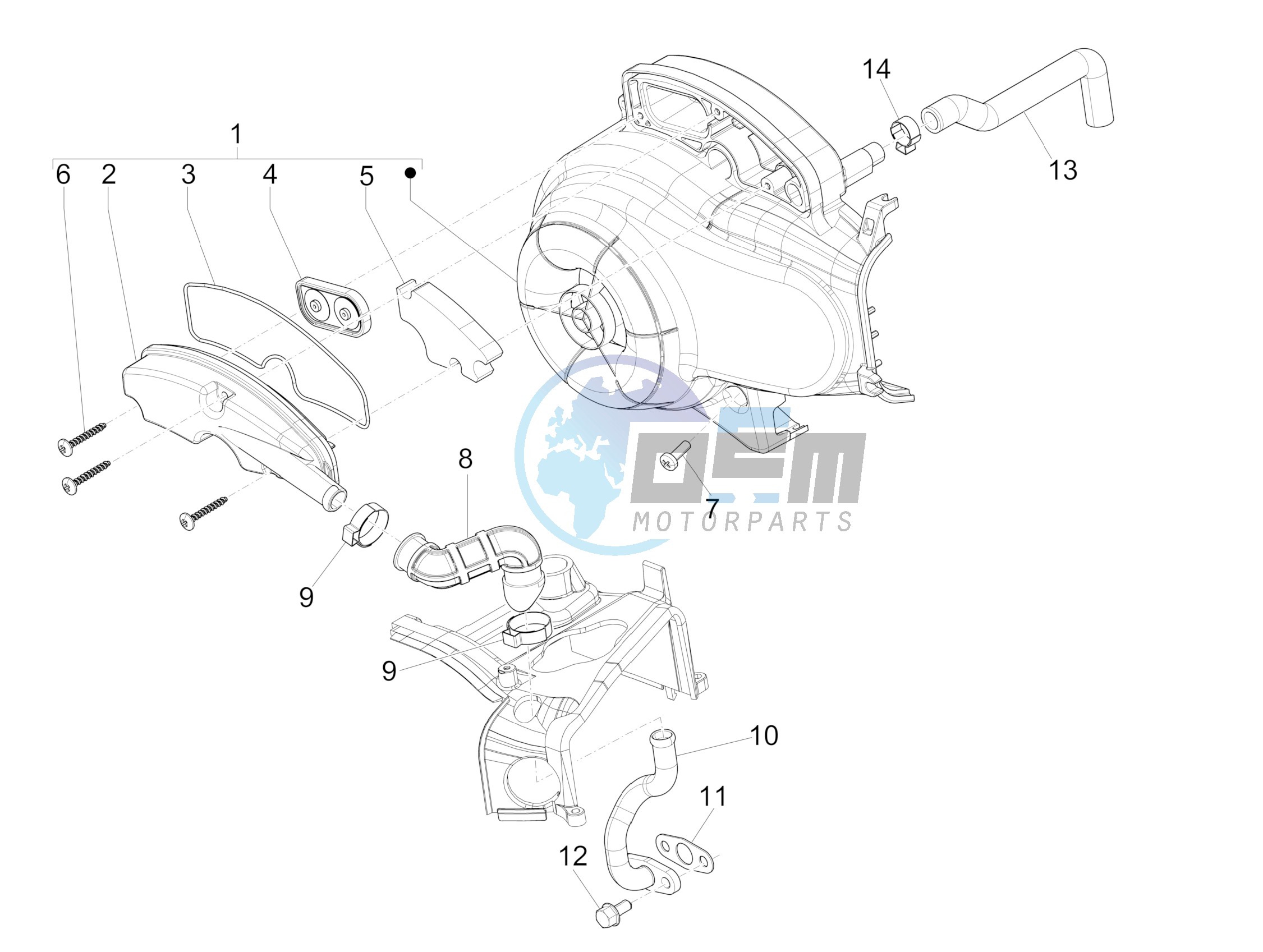 Secondary air box