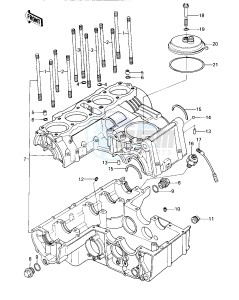 KZ 650 C [CUSTOM] (C1-C3) [CUSTOM] drawing CRANKCASE_BREATHER COVER