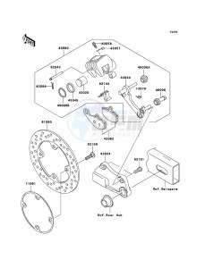 Z750 ZR750-J2H FR GB XX (EU ME A(FRICA) drawing Rear Brake