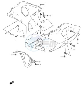 GSX-R600 (E2) drawing INSTALLATION PARTS