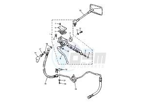 V-MAX 1200 drawing FRONT MASTER CYLINDER 2