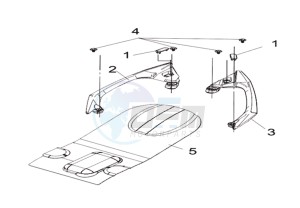 CRUISYM 125I ABS (L8 L9) EU EURO4 drawing R-L RR. CARRIER