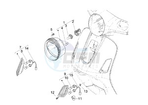 GRANTURISMO 200 drawing Headlight Assy