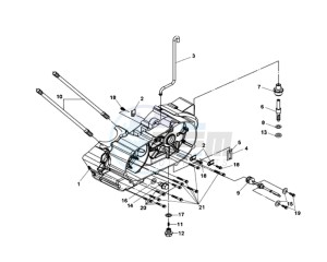 QUAD LANDER 300SL drawing CRANKCASE / STARTER