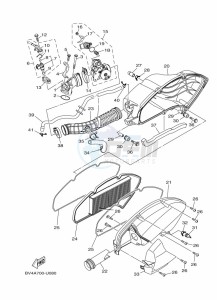 CZD300D-A XMAX 300 TECH MAX (BMK2) drawing REAR WHEEL & BRAKE SYSTEM