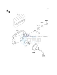 KSF 250 A [MOJAVE 250] (A15-A18) [MOJAVE 250] drawing HEADLIGHT-- S- -