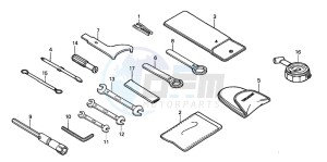 CBF600N drawing TOOLS