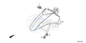 NSC110MPDE NSC110MPDE UK - (E) drawing FRONT FENDER