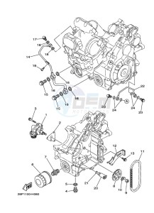 YFM700FWAD GRIZZLY 700 EPS (B4FL) drawing OIL PUMP