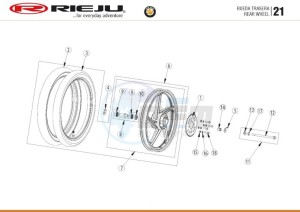 BYE-BIKE-25-KM-H-EURO4-HOLLAND-GREY drawing REAR WHEELS