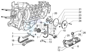 X9 200 Evolution 180 drawing Pump group-oil pan