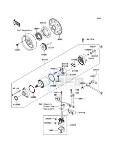 Z1000_ABS ZR1000EBF FR XX (EU ME A(FRICA) drawing Starter Motor