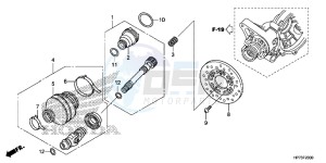 TRX420FPAD TRX420 Europe Direct - (ED) drawing PROPELLER SHAFT