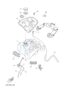 YN50 NEO'S (2APB) drawing FUEL TANK