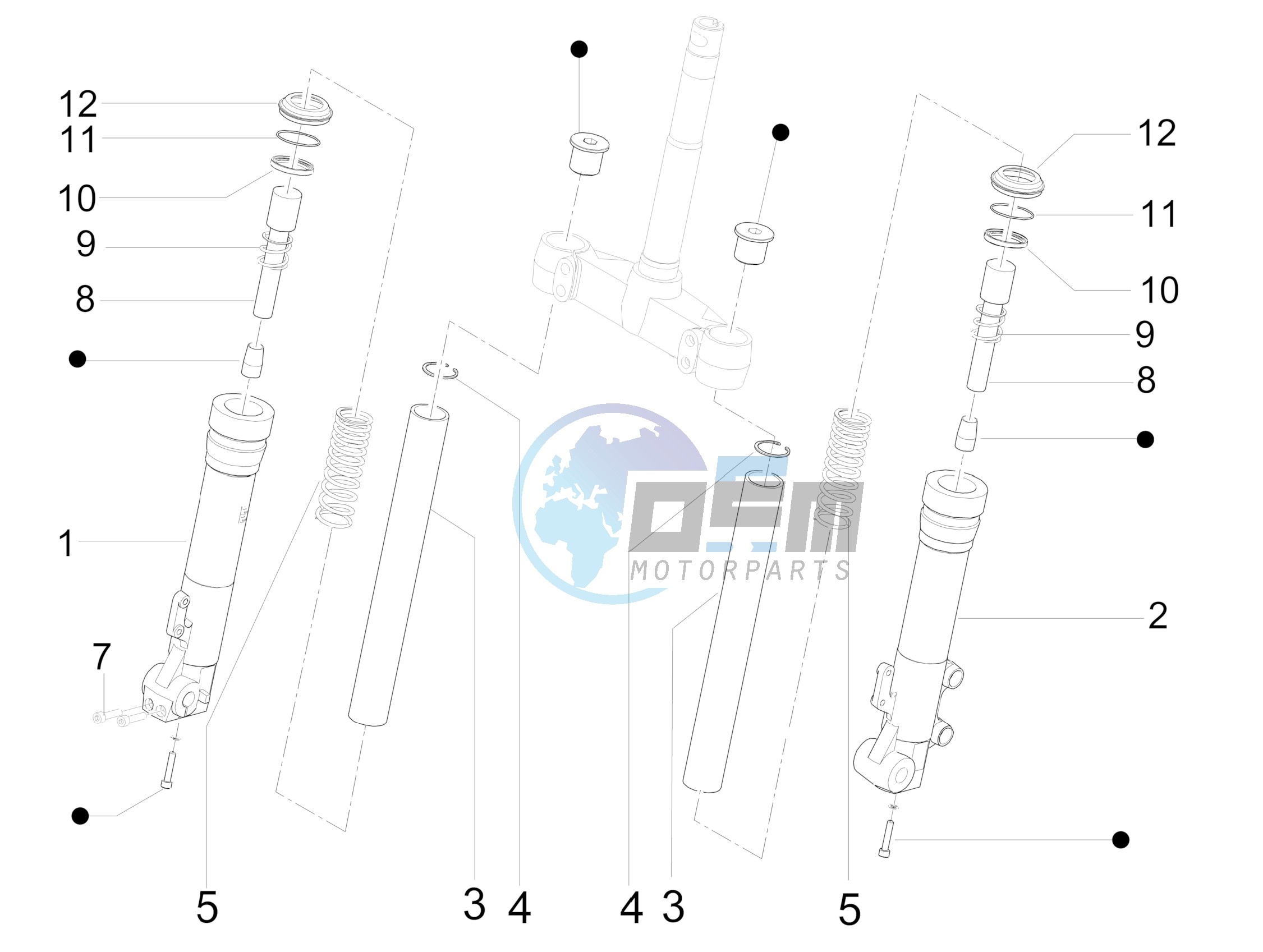 Fork's components (Escorts)