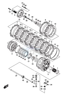 GSX-S1000F drawing CLUTCH