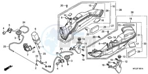 CBR1000RR9 Australia - (U / SPC) drawing AIR INTAKE DUCT/SOLENOID VALVE