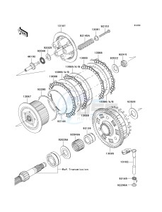 ZR 1000 B [Z1000 EUROPEAN] (B7F-B9F) 0B8F drawing CLUTCH