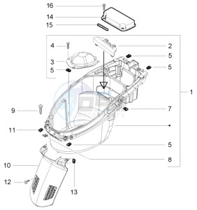 NRG 50 power purejet drawing Case - Helmet