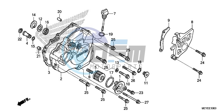 L. CRANKCASE COVER