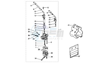 BW'S NEXT GENERATION 50 drawing CARBURETOR DELL´ORTO