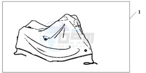 CBR1000RAA F / ABS CMF drawing BODY COVER L