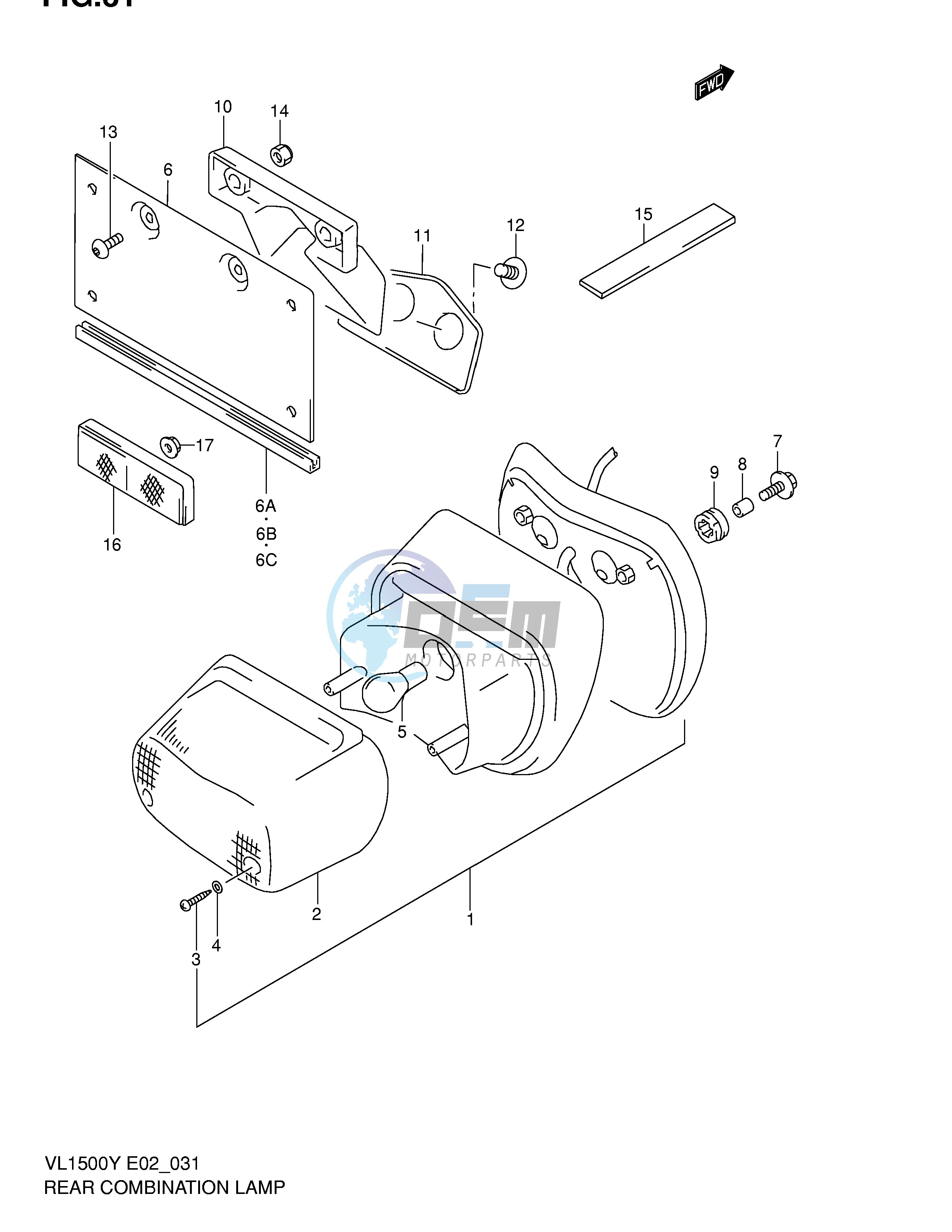 REAR COMBINATION LAMP