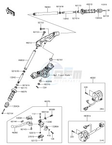 NINJA 650 EX650KHFA XX (EU ME A(FRICA) drawing Handlebar