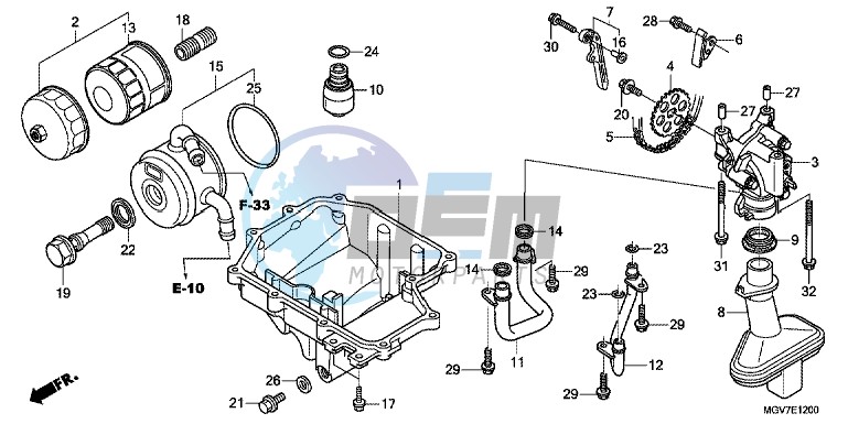 OIL PAN/ OIL PUMP