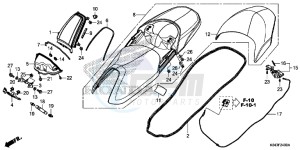 NSS300AD Forza E drawing SEAT