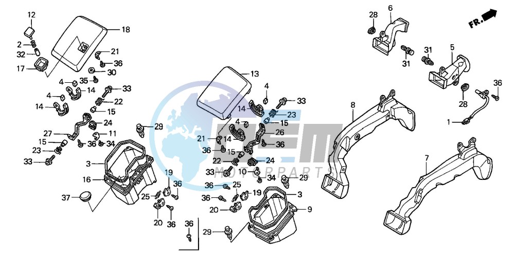 AIR DUCT (GL1800A1/A2/A3/ A4/A5)