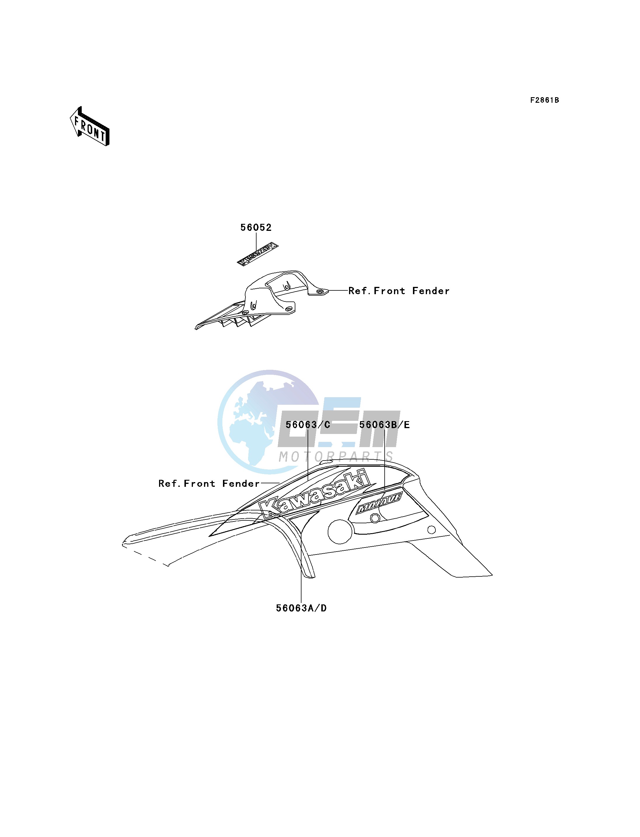 DECALS-- KSF250-A14- -