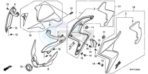 CB1000R9 Australia - (U) drawing COWL